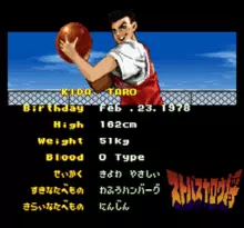 Image n° 1 - screenshots  : Sutobasu Yarou Show - 3 on 3 Basketball